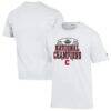Cornell Big Red Champion 2025 NCAA Men's Lacrosse National Champions Jersey T-Shirt - White - Front View
