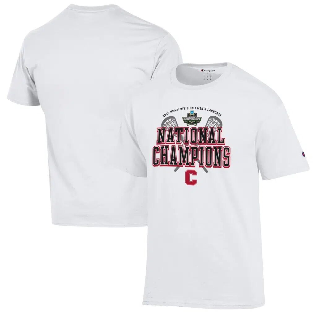 Cornell Big Red Champion 2025 NCAA Men's Lacrosse National Champions Jersey T-Shirt