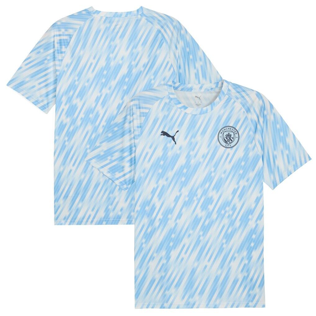 Manchester City Puma 2025/26 Pre-Match Training Jersey – Sky Blue