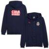 Chivas Puma ftblCulture Full-Zip Sweat Hoodie - Navy - Front View