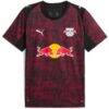 RB Leipzig Puma 2025/26 Away Replica Jersey - Black - Side View