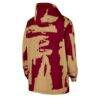 Cleveland Cavaliers Nike Courtside Club Premium Woven Full-Zip Hooded Jacket - - Front View