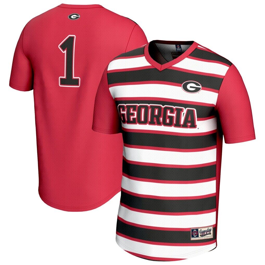 #1 Georgia Bulldogs GameDay Greats Unisex Lightweight Soccer Fashion Jersey
