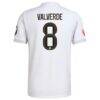 Federico Valverde Real Madrid adidas 2025/26 Home Authentic Jersey - White - Detail View