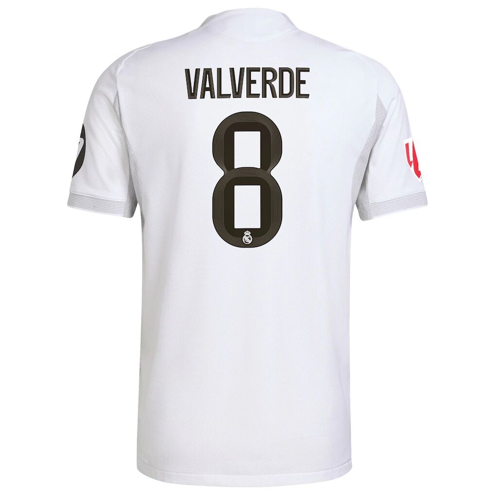 Federico Valverde Real Madrid adidas 2025/26 Home Authentic Jersey