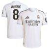 Federico Valverde Real Madrid adidas 2025/26 Home Authentic Jersey - White - Front View