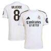 Federico Valverde Real Madrid adidas 2025/26 Home Replica Jersey - White - Front View