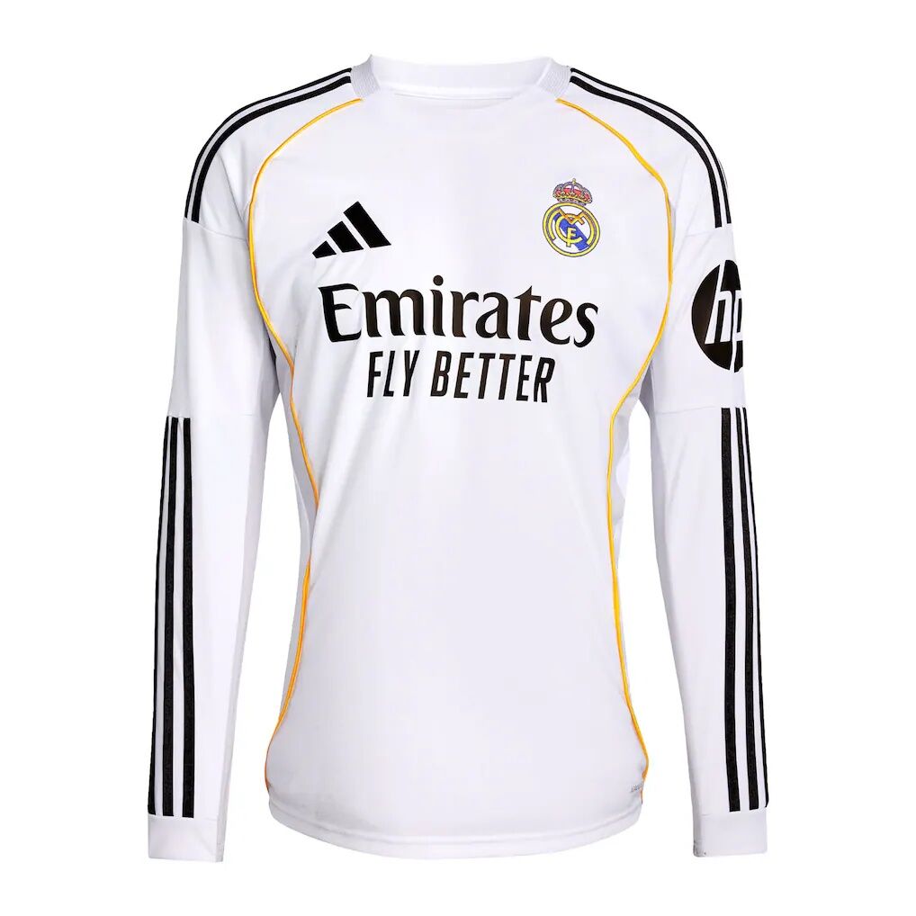 Federico Valverde Real Madrid adidas 2025/26 Home Replica Long Sleeve Jersey