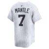 Mickey Mantle New York Yankees Nike Home Limited Player Jersey - White - Detail View