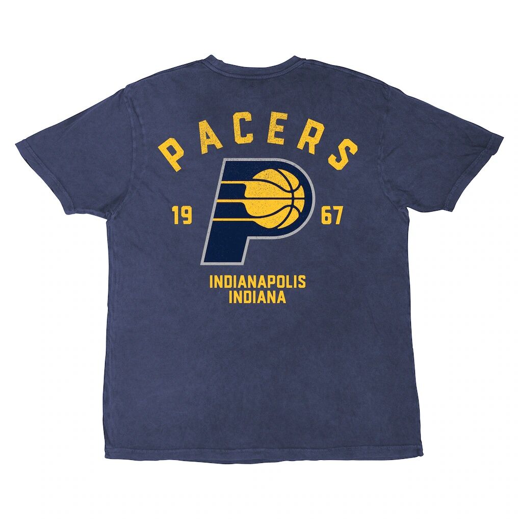 Indiana Pacers Stadium Essentials Unisex Oversized Vintage Wash T-Shirt - Denim