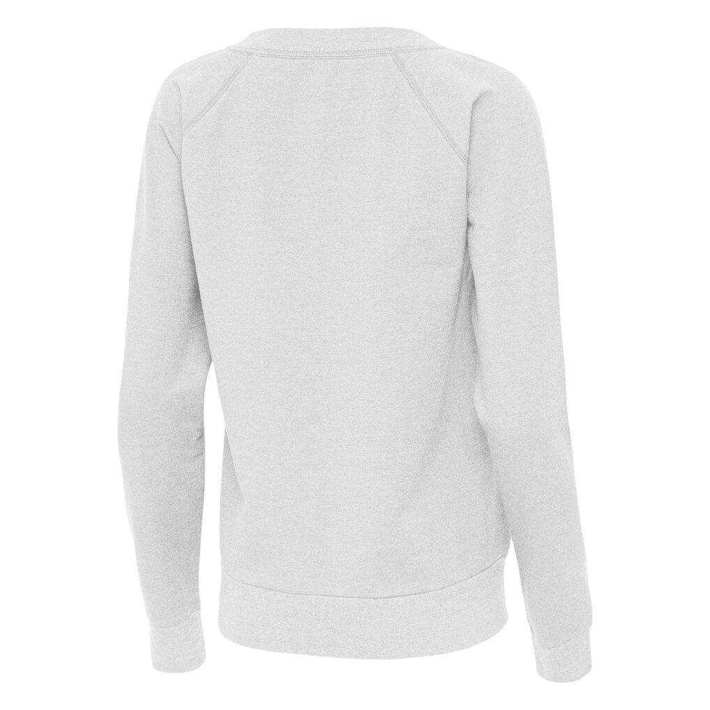 Alabama Crimson Tide Antigua Women's Varsity V-Neck Tri-Blend Pullover Sweatshirt - Heather Gray