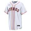 Houston Astros Nike Home Replica Jersey - White - Side View