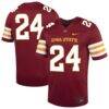 #24 Iowa State Cyclones Nike Game Football Jersey - - Front View