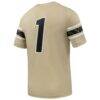 #1 Colorado Buffaloes Nike Alternate Game Football Jersey - Gold - Detail View