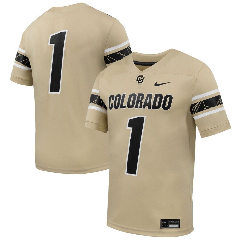 #1 Colorado Buffaloes Nike Alternate Game Football Jersey