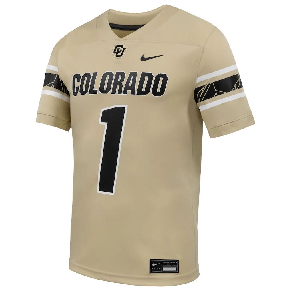 #1 Colorado Buffaloes Nike Alternate Game Football Jersey