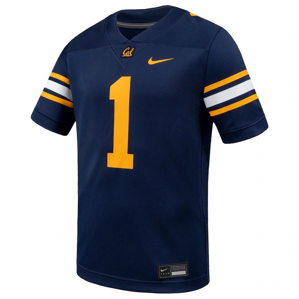 #1 Cal Bears Nike  Game Football Jersey