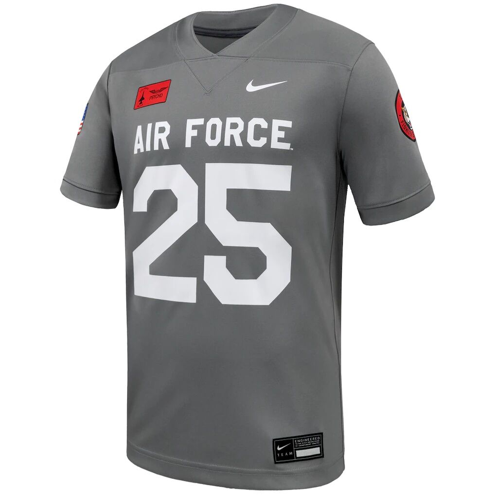 #25 Air Force Falcons Nike APLS Fighting Falcon Collection Game Football Jersey