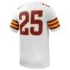 #25 Iowa State Cyclones Nike Game Football Jersey - White - Detail View