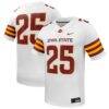 #25 Iowa State Cyclones Nike Game Football Jersey - White - Front View