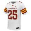 #25 Iowa State Cyclones Nike Game Football Jersey - White - Side View