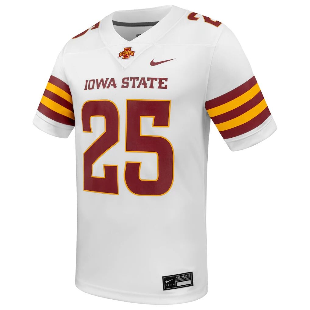#25 Iowa State Cyclones Nike  Game Football Jersey