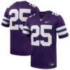 #25 Kansas State Wildcats Nike Game Football Jersey - Purple - Front View
