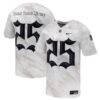 #25 Army Black Knights Nike Army 250 Collection Game Football Jersey - White - Front View