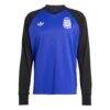 Argentina National Team adidas 2026 Long Sleeve Pre-Match Top - Blue - Front View