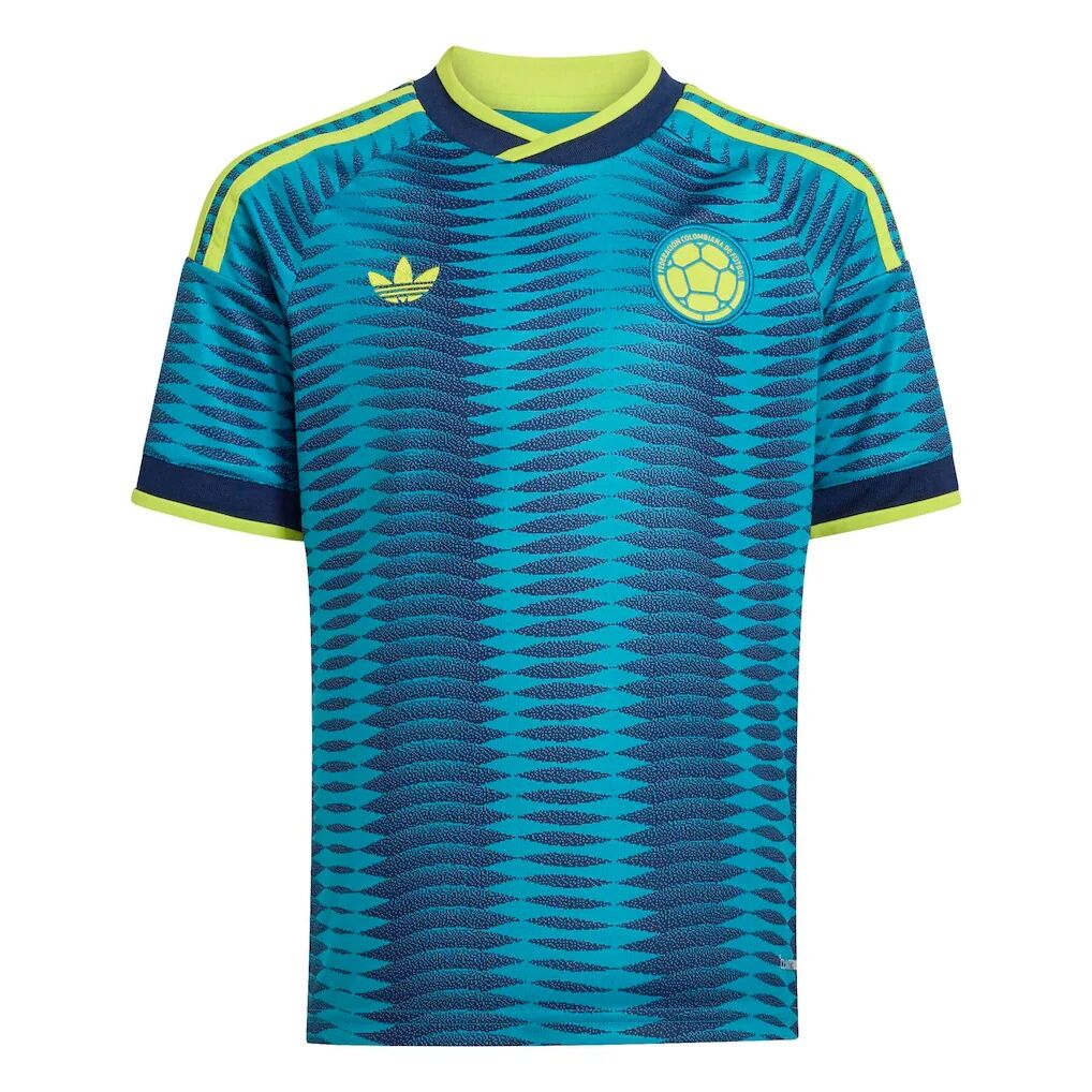Colombia National Team adidas Youth 2026 Away Replica Jersey - Turquoise