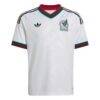 Mexico National Team adidas Youth 2026 Away Replica Jersey - White - Alt1