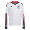 Mexico National Team adidas Youth 2026 Away Replica Long Sleeve Jersey - White - Alt1