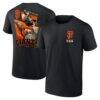 Jung Hoo Lee San Francisco Giants Anime Graphic T-Shirt - Black - Front View