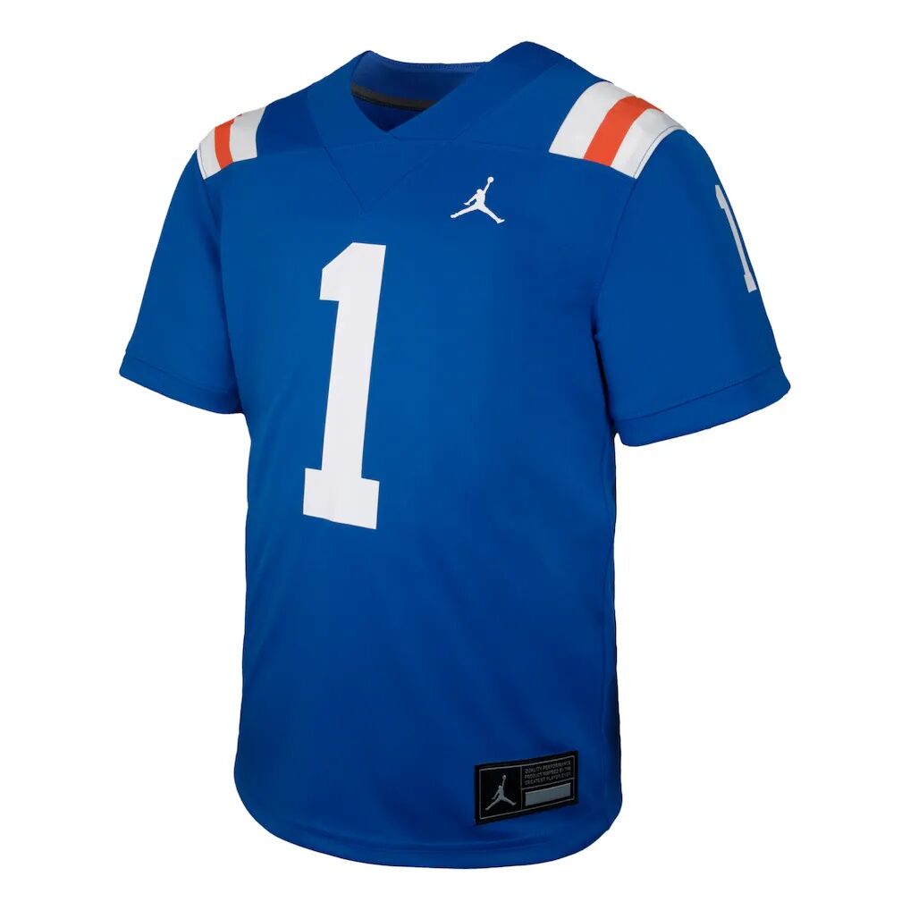 #1 Florida Gators Jordan Brand Youth Alternate Football Game Jersey - Royal