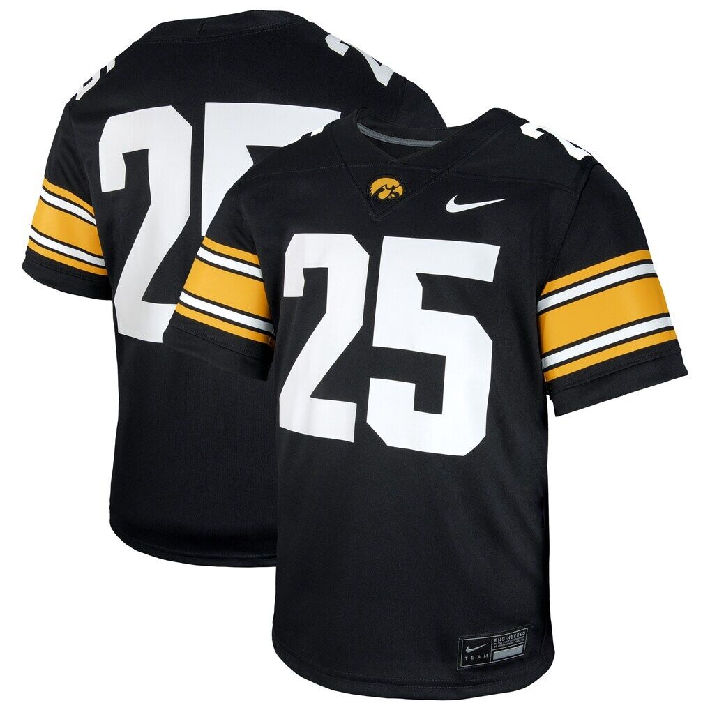#25 Iowa Hawkeyes Nike Youth Untouchable Replica Game Jersey