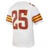 #25 Iowa State Cyclones Nike Youth Untouchable Replica Game Jersey - White - Detail View