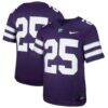 #25 Kansas State Wildcats Nike Youth Untouchable Replica Game Jersey - Purple - Front View