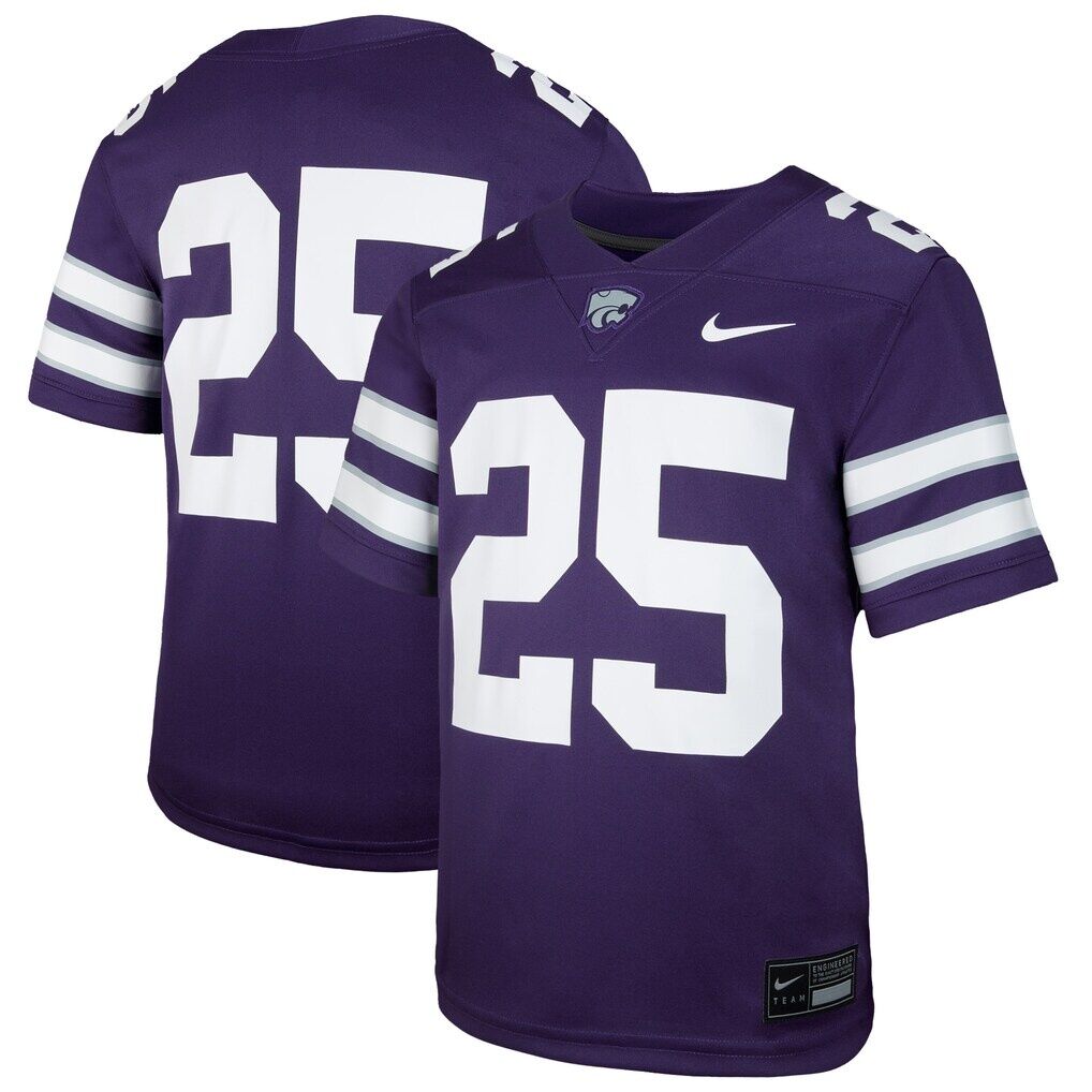 #25 Kansas State Wildcats Nike Youth Untouchable Replica Game Jersey