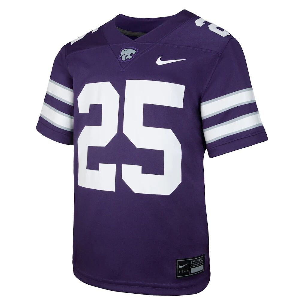 #25 Kansas State Wildcats Nike Youth Untouchable Replica Game Jersey