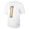 #1 Colorado Buffaloes Nike Youth Alternate Football Game Jersey - White - Detail View