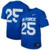 #25 Air Force Falcons Nike Youth Untouchable Replica Game Jersey - Royal - Front View