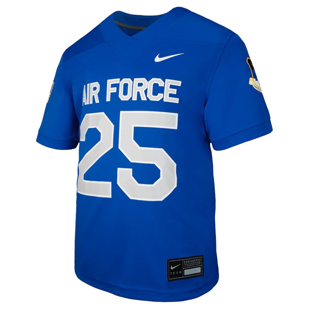 #25 Air Force Falcons Nike Youth Untouchable Replica Game Jersey - Royal