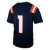 #1 Illinois Fighting Illini Nike Youth Untouchable Replica Game Jersey - Navy - Detail View