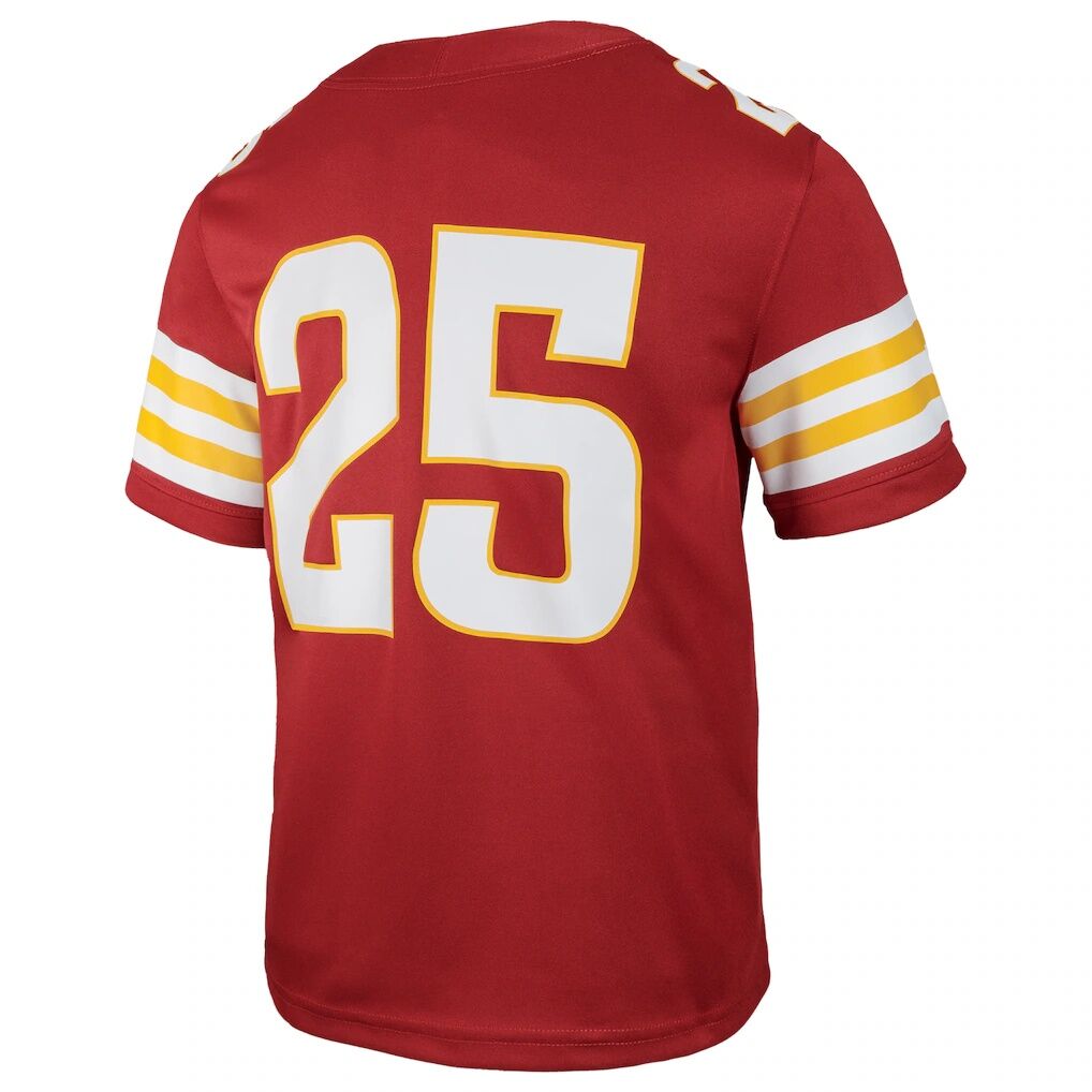 #25 Iowa State Cyclones Nike Youth Untouchable Replica Game Jersey - Cardinal