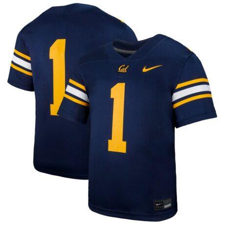 #1 Cal Bears Nike Youth Untouchable Replica Game Jersey - Navy - Front View