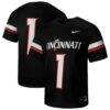 #1 Cincinnati Bearcats Nike Youth Football Game Jersey - Black - Front View