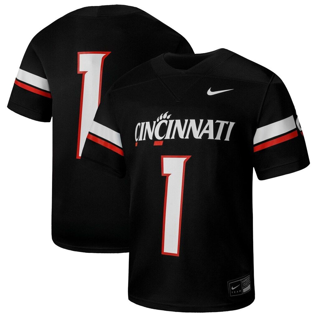 #1 Cincinnati Bearcats Nike Youth Football Game Jersey