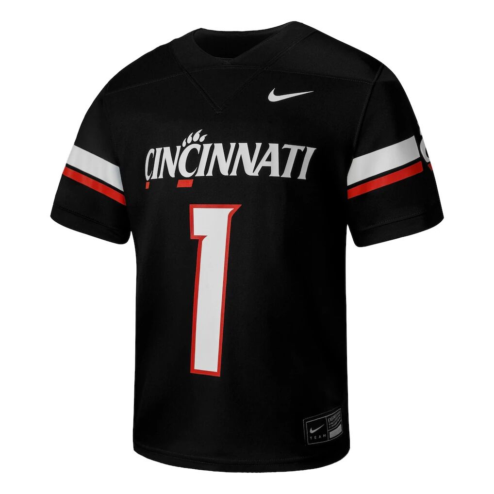 #1 Cincinnati Bearcats Nike Youth Football Game Jersey