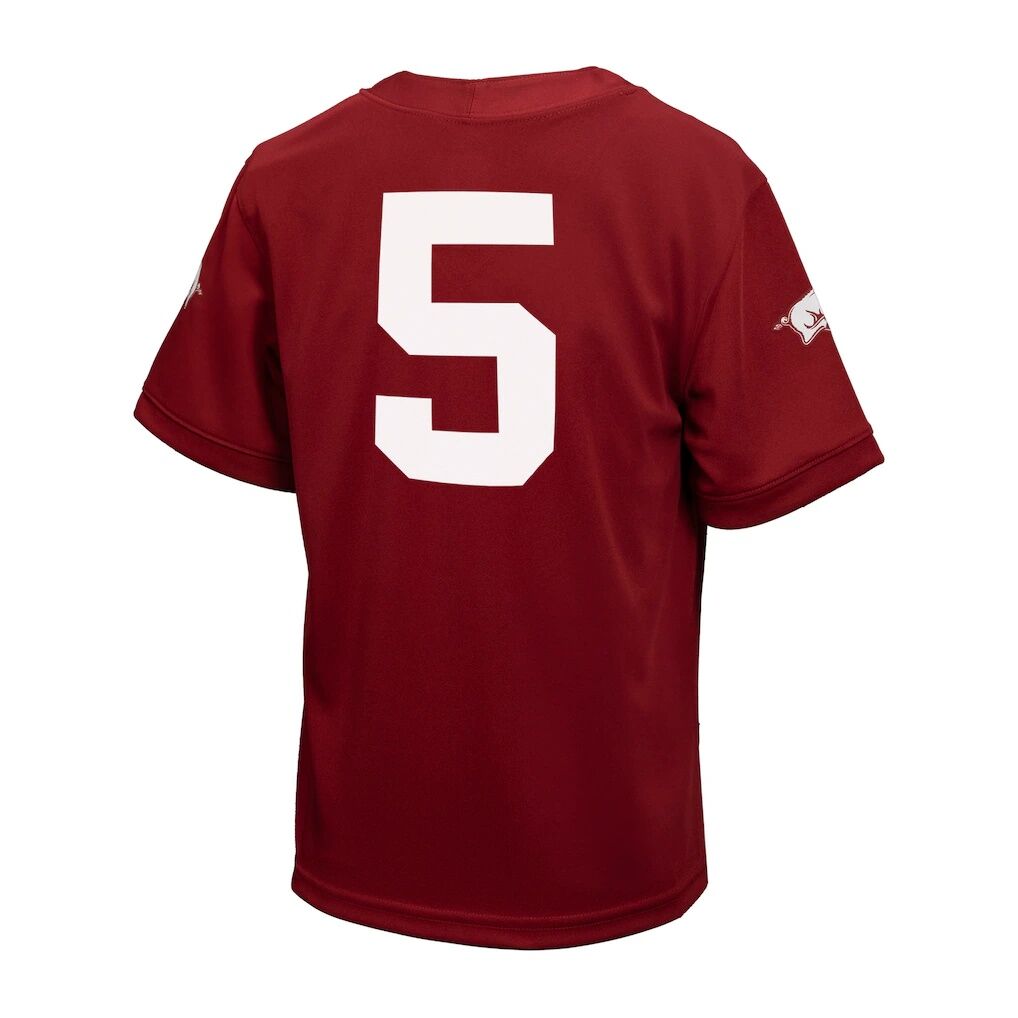 #5 Arkansas Razorbacks Nike Preschool Untouchable Replica Game Jersey - Cardinal