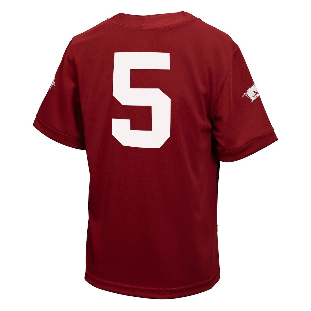 #5 Arkansas Razorbacks Nike Toddler Untouchable Replica Game Jersey - Cardinal